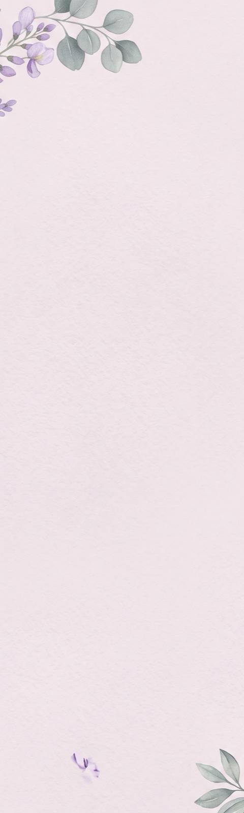 Digital wedding invitation design — Lilac Blossoms