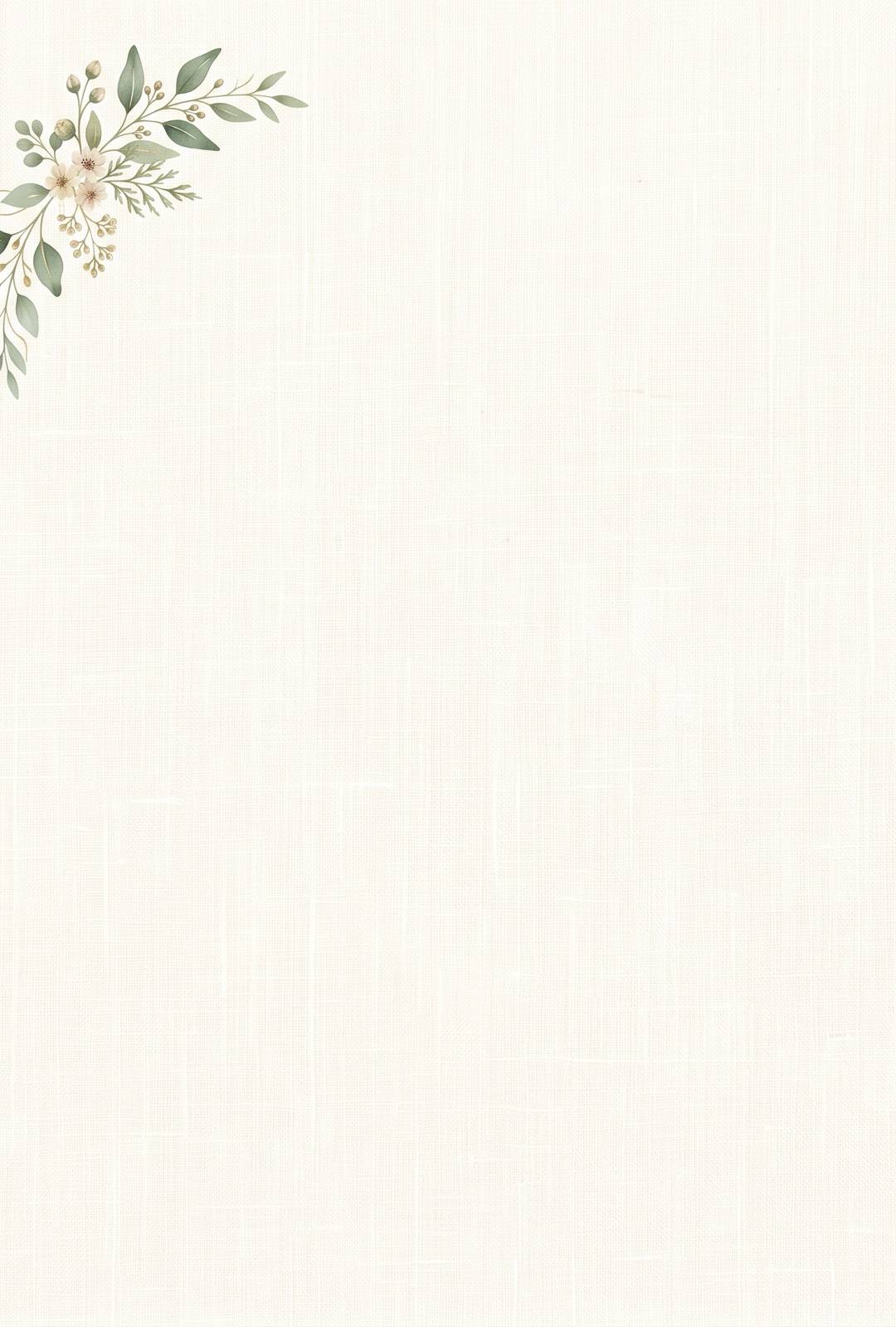 تصميم دعوة زواج إلكترونية — كتان بسيط